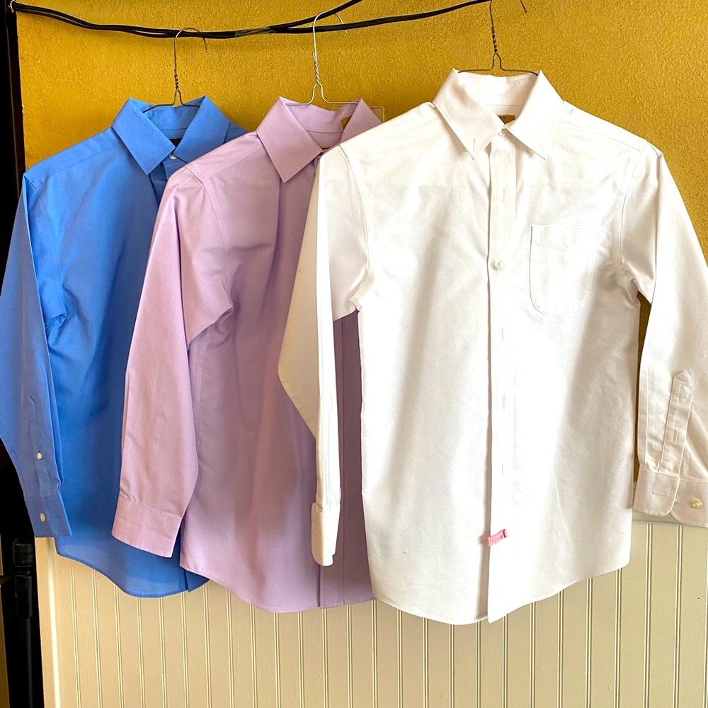 Boys Class Club dress shirts size 10 in three colors